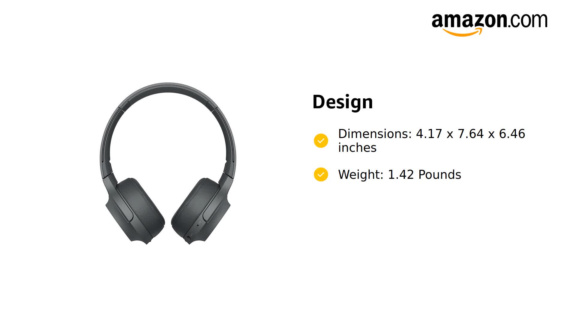 ヘッドホン SONY WH-H800 BLACK Amazon.com: Sony WH-H800 h.Ear Series Wireless On-Ear High